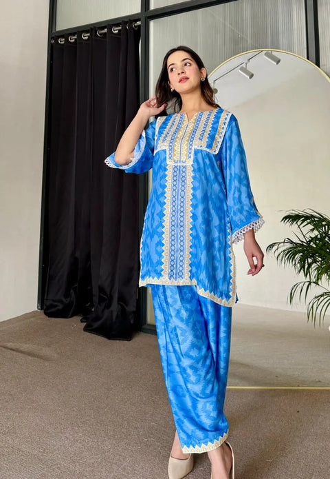 2PC Summer Dress mehfilattire